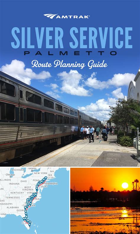 The Silver Meteor, Silver Star and Palmetto trains journey between ...