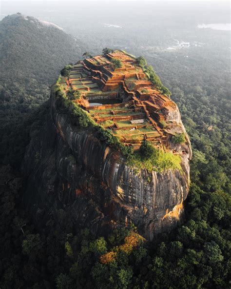 Sigiriya, an ancient rock fortress from Sri Lanka. Sigiriya is considered to be one of the most ...