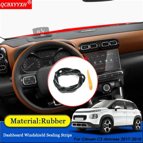 Car styling Anti Noise Soundproof Dustproof Car Dashboard Windshield ...