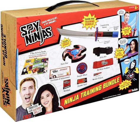 Spy Ninjas Chad Wild Clay Vy Qwaint Ninja Training Bundle Mission Kit ...