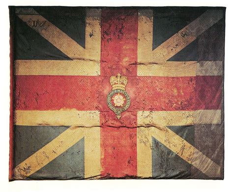 King's Color of the British Seventh Regiment of Foot - was taken at Chambly in Canada in October ...