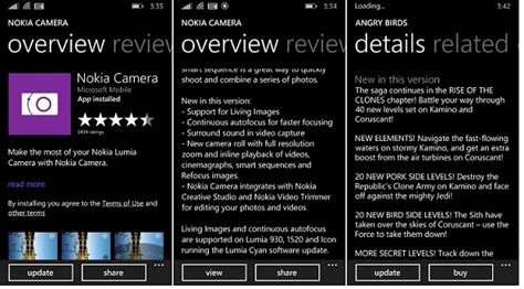 Microsoft updates Nokia camera app with Living images, continuous focus and more