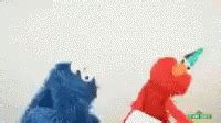 Happy Birthday Elmo GIF - HappyBirthday Elmo CookieMonster - Discover ...