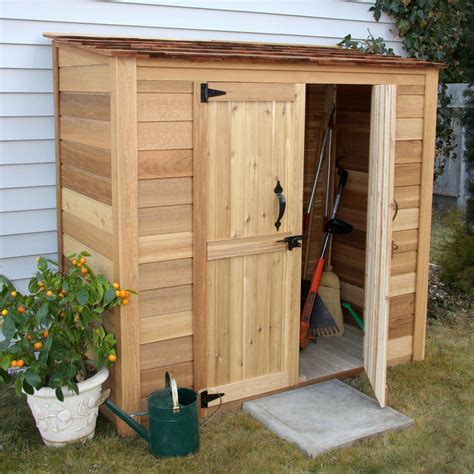 lean to shed... Nice for recycle /trash containers #sheds | Galpones de ...