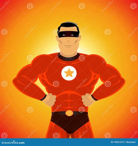 Powerful Super Hero Stock Image | CartoonDealer.com #19561513