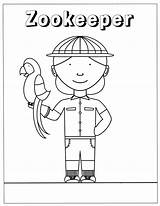 Occupation Coloring Pages Sketch Page sketch template