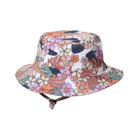 REVERSIBLE BUCKET HAT Tropical Floral – Willow & Reed