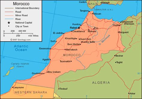 Where Is Morocco On A World Map - Map Of New Hampshire