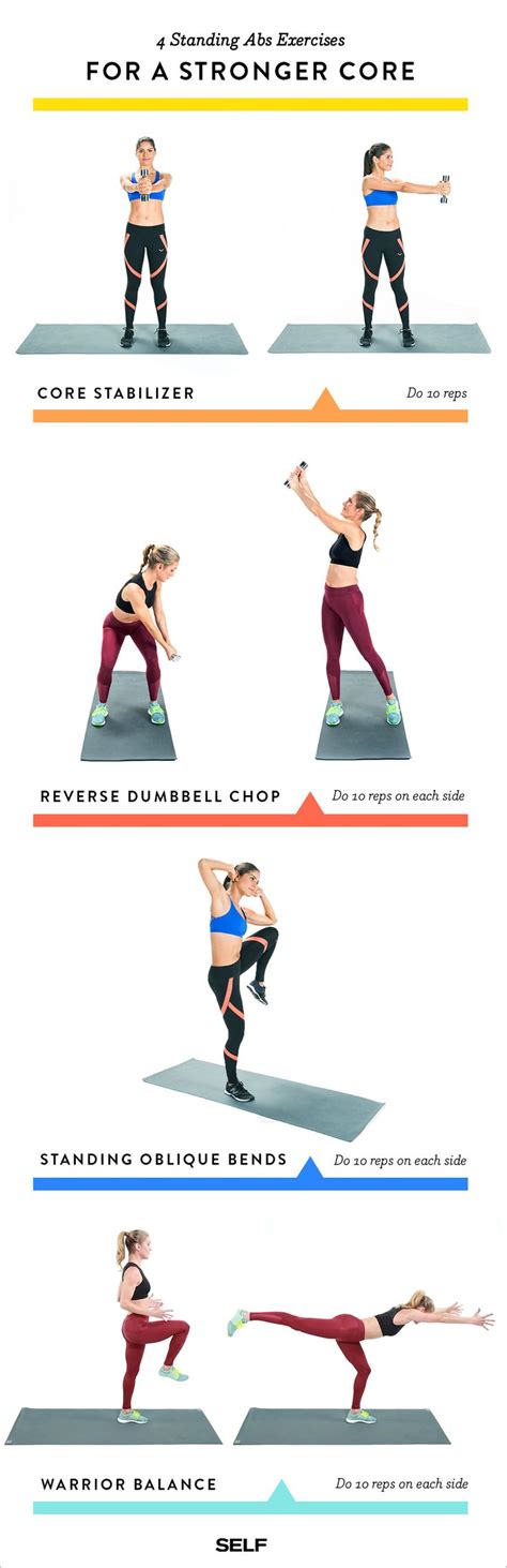 4 Standing Core Exercises That Will Sculpt Your Abs From Every Angle ...