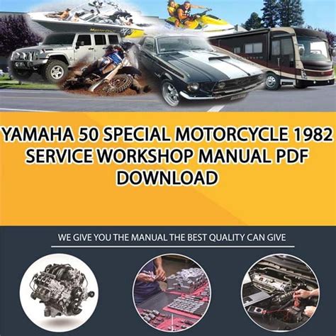 Yamaha 50 SPECIAL Motorcycle 1982 Service Workshop Manual PDF Download - Service manual Repair ...