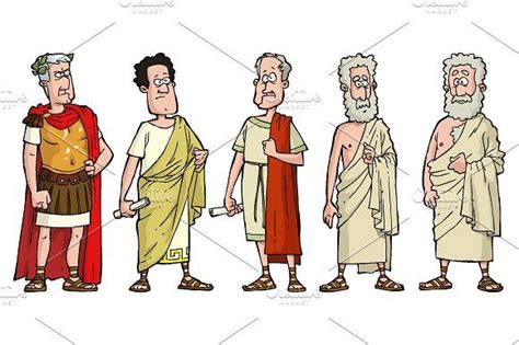 Ancient Roman characters | Roman cartoon, Roman characters, Ancient romans