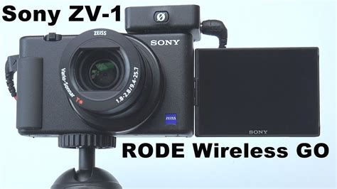 The Best External Vlogging Microphone For The Sony ZV-1 | The Rode Wireless GO 2.4GHz Digital ...