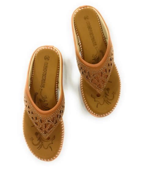 COMFORTABLE Tan Flats Price in India- Buy COMFORTABLE Tan Flats Online at Snapdeal