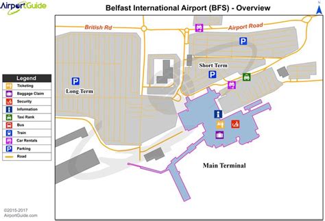 Belfast International Airport Terminal Map