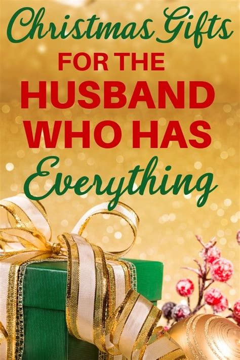 Christmas Gift Ideas for Husband Who Has EVERYTHING! [2020] | Christmas husband, Christmas gifts ...