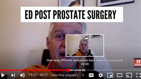 Day 417: Revealing interview: sexual recovery after prostate surgery