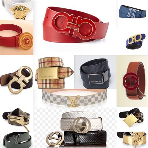 Designer Belts - Gucci, Louis Vuitton, Fendi, Burberry, Salvatore ...