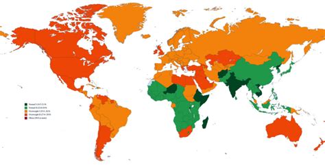 Top 10 Most Obese Countries in the World