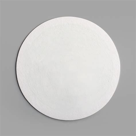 3 1/2" White Round 80 pt. Customizable Paper Coaster - 1000/Case