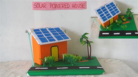 Solar Powered House Project | Solar power system for home 3D model ...