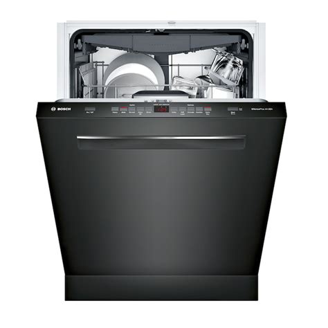 Bosch 500 44-Decibel Top Control 24-in Built-In Dishwasher (Black ...