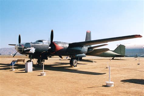 Douglas A-26C Invader, WWII Twin-engine 3-crew Mid-wing Light Attack Bomber, U.S.A.