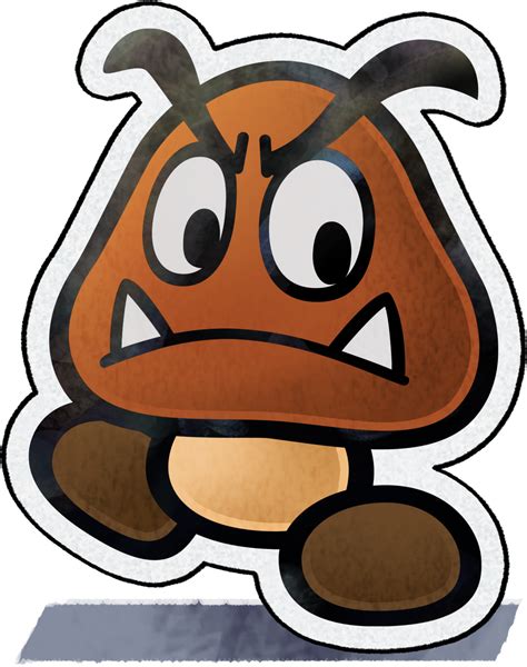 Paper Goomba - Super Mario Wiki, the Mario encyclopedia