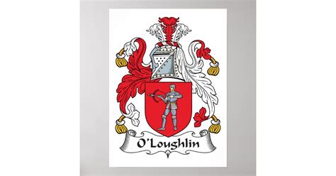 O'Loughlin Family Crest Poster | Zazzle