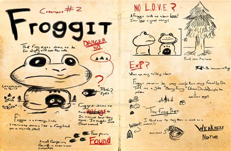 Undertale journal: Froggit by DarkCartoon122 on DeviantArt