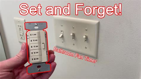 Install Bathroom Fan Timer Switch - YouTube