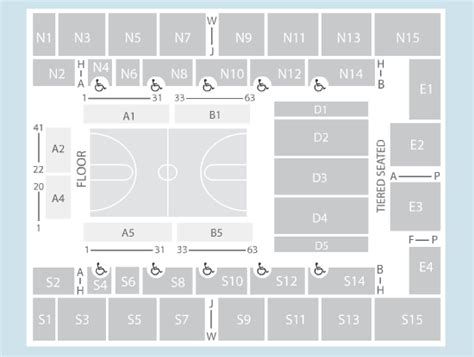 Basketball Seating Plan - OVO Arena Wembley