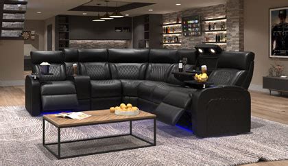 Home Theater Sectional Sofa | Baci Living Room