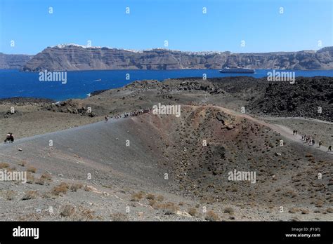 Santorini volcano eruption hi-res stock photography and images - Alamy