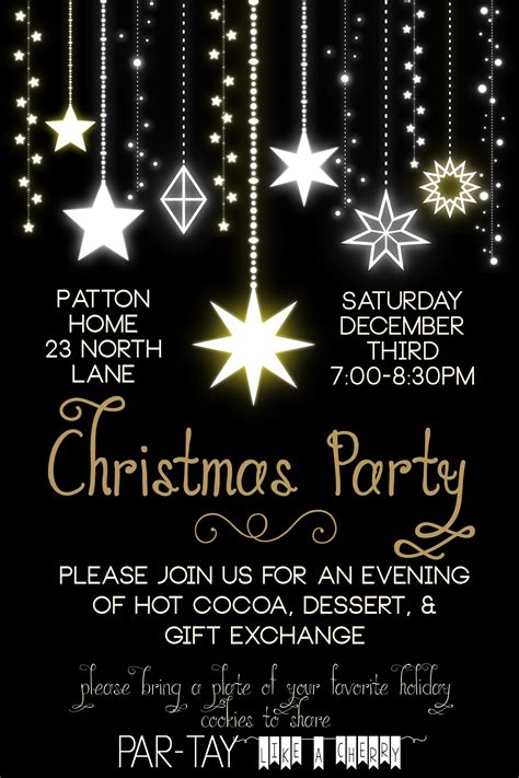 Free Christmas Party Invitation - Party Like a Cherry