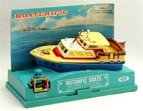 Vintage Ideal Boaterific Battery-Operated Toy Boat, King O… | Flickr