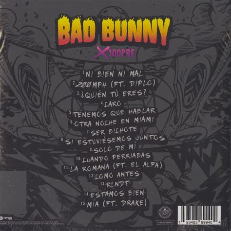 Bad Bunny - X 100PRE - Double Yellow Vinyl, LP, Rimas Entertainment, 2019