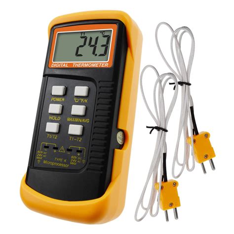 K-Type Thermometer with Thermocouple Sensor 1300°C (2372°F) °C, °F & K – Gain Express Wholesale ...