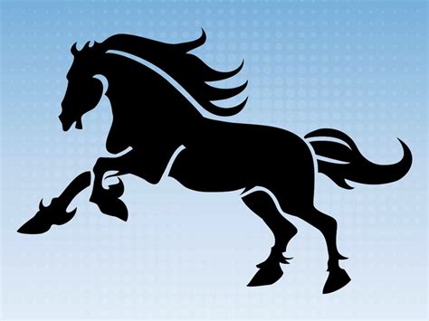 Running Horse Silhouette - Cliparts.co