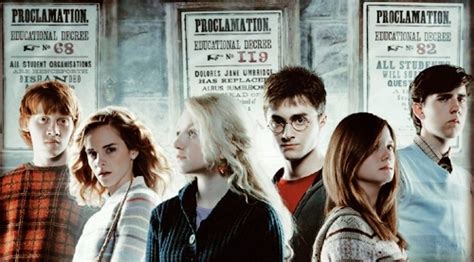 Hermione, Ron, Luna, Ginny, Harry, & Neville - Harry Potter Photo ...