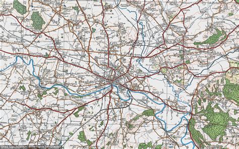 Historic Ordnance Survey Map of Hereford, 1920