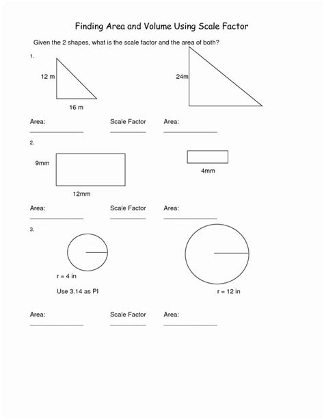 50 Finding Scale Factor Worksheet