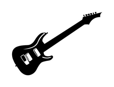 silhouette electric guitar clipart - Clip Art Library