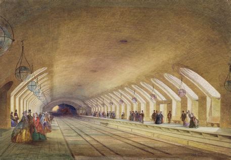 "Baker Street Station, 1863" Picture art prints and posters by Samuel John Hodson - ARTFLAKES.COM