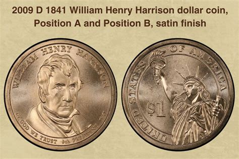 1841 William Henry Harrison Dollar Coin Value (Errors List, "D", "S" & "P" Mint Mark Worth ...