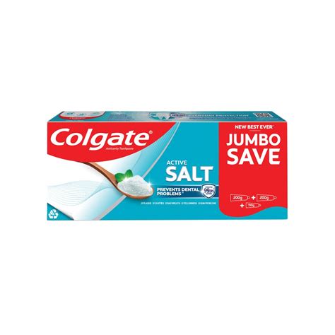 Colgate Active Salt Toothpaste (2 x 200 g + 100 g) Price - Buy Online ...