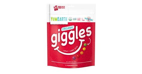 YumEarth Organic Giggles Chewy Candy, Fruit Flavored, 10 ...