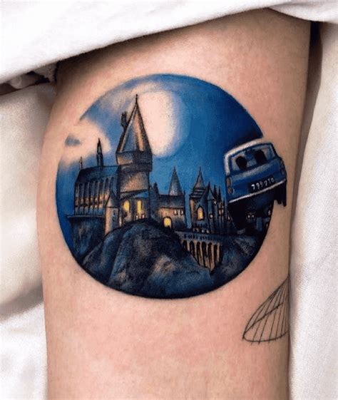 Hogwarts Tattoo Design Images (Hogwarts Ink Design Ideas) Legacy Tattoo, Hogwarts Tattoo ...