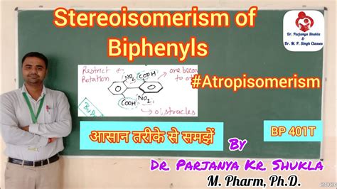 Stereoisomerism of Biphenyls | Atropisomerism | With Examples and ...