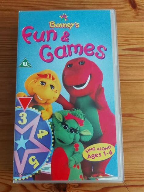 Barney - Fun And Games (VHS, 1997) for sale online | eBay