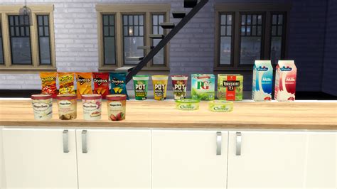 Kitchen Food Clutter | Home decor bedroom, Sims, Tub of butter